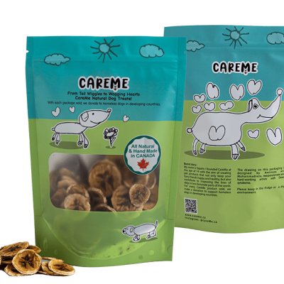 Dried Banana Dog Treats